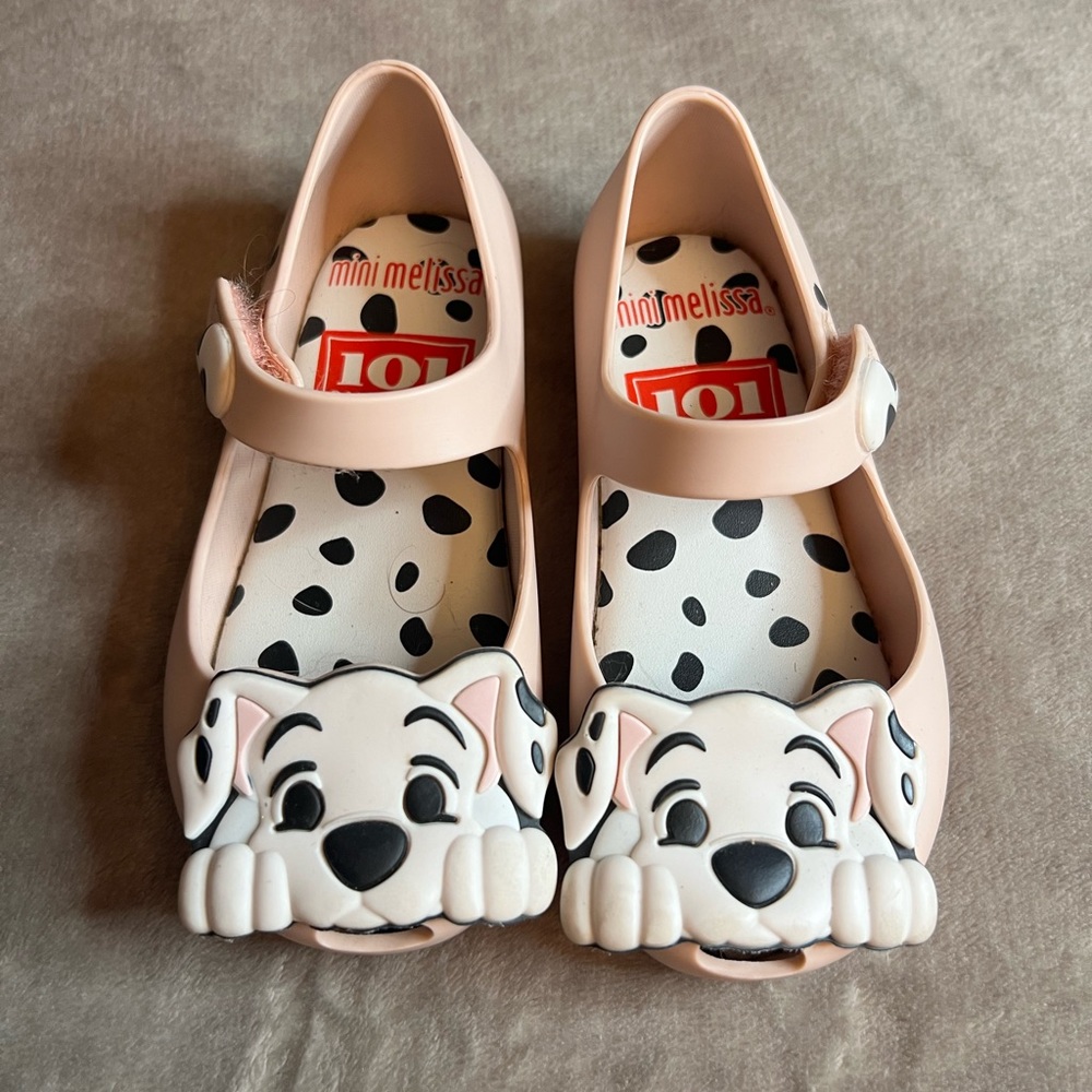 Mini Melissa 101 Dalmatians flats size 8